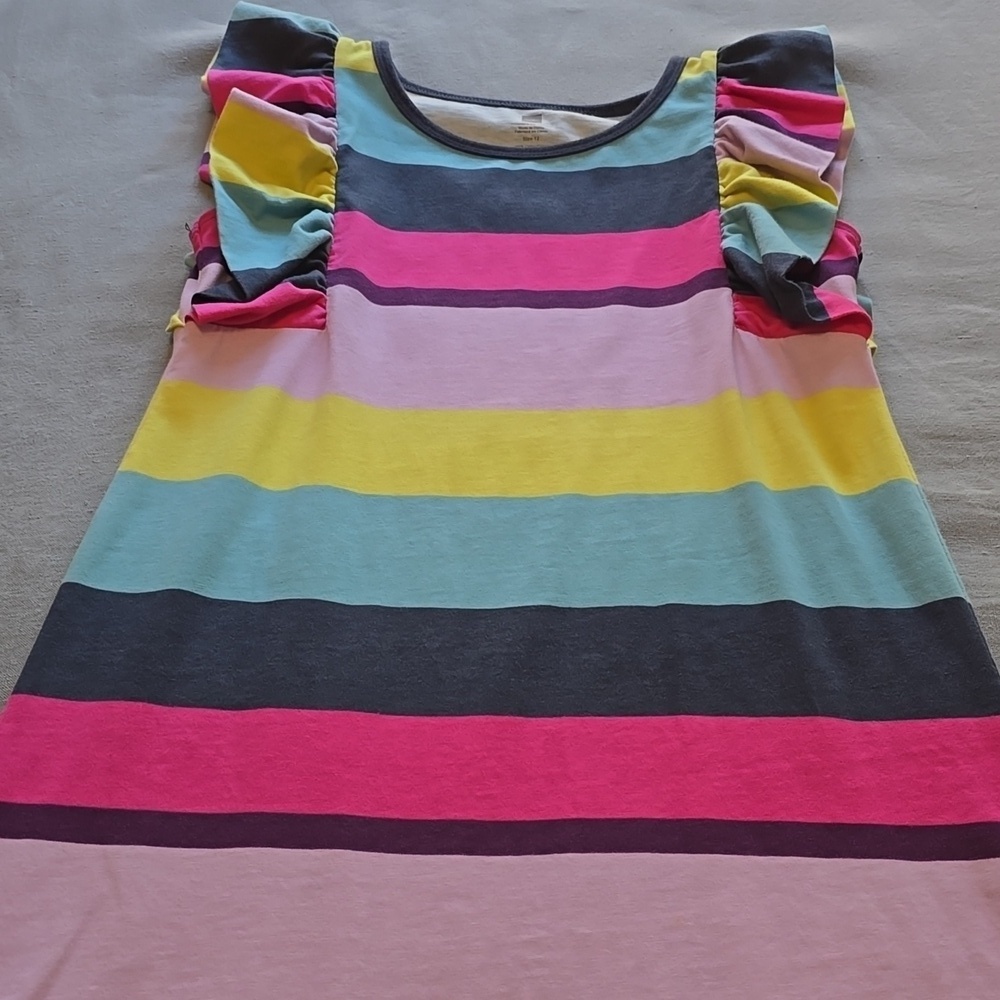 Tea Collection Colorful Striped Girls Dress - Picture 11 of 11